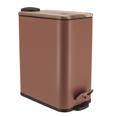 CUBO DE BA&Ntilde;O RECTANGULAR 5L.AMBAR