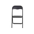 SILLA MET&Aacute;LICA PLEG.OPAL NEGRA 6 UNIDAD