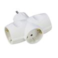 ADAPTADOR TRIPLE SCHUKO BL 16A 250V E40063 (UNI1)