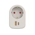 Adaptador enchufe frontal USB A + C SIMO