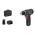 Atornillador BOSCH bater&iacute;a GSR12V-15 2 bater&iacute;as  2.0 Ah malet&iacute;n de lona