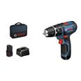 Atornillador percutor GSB 12V-15 2 baterias 2.0 Ah 2 velocidades