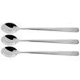 Cucharas extralarga 19 cm. Juego 3 unidades inox.